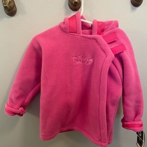 NWT Widgeon brand pink fleece with “Eliza”